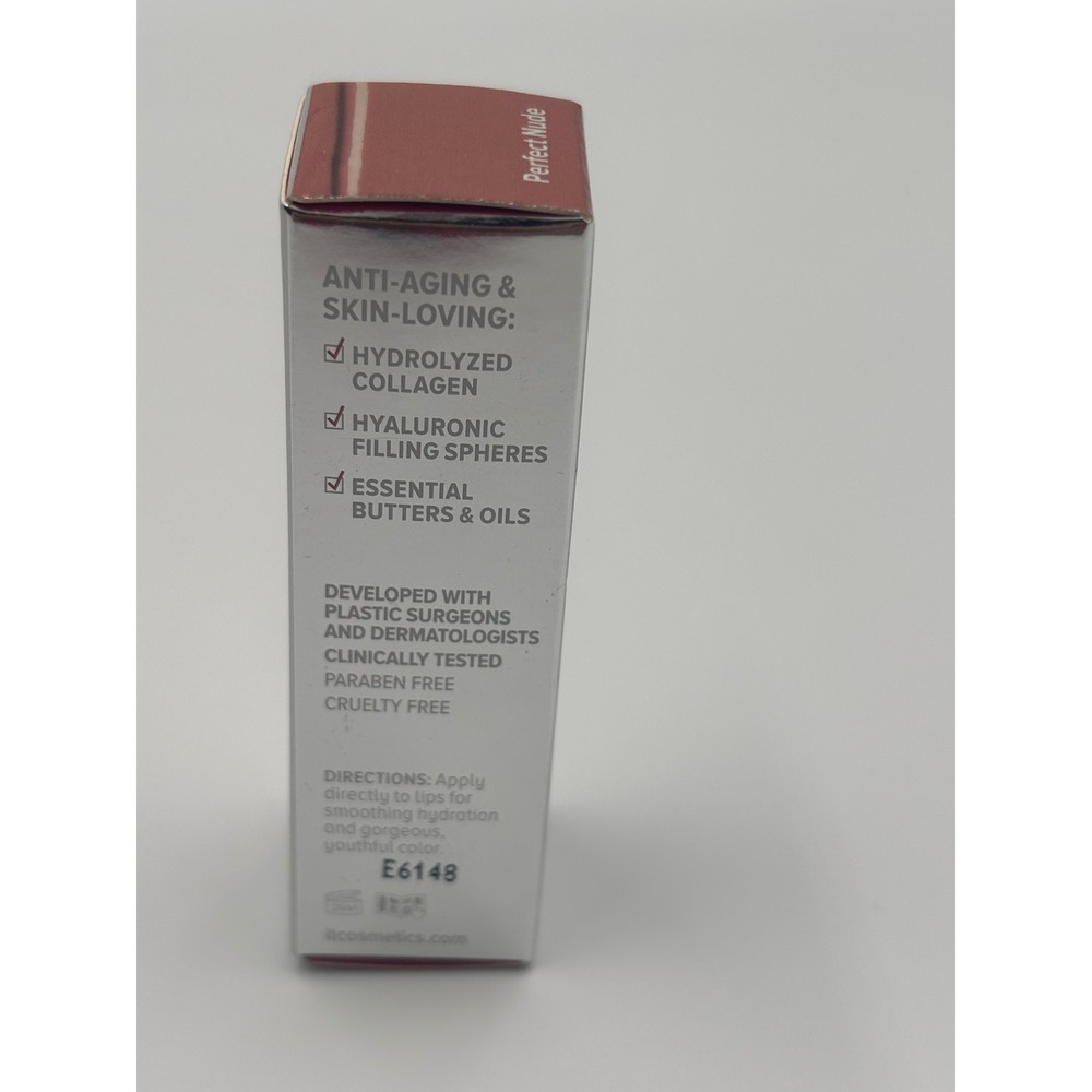 IT Cosmetics Blurred Lines Anti-Aging Collagen Lipstick Perfect Nude 0.11oz New - Picture 3 of 4